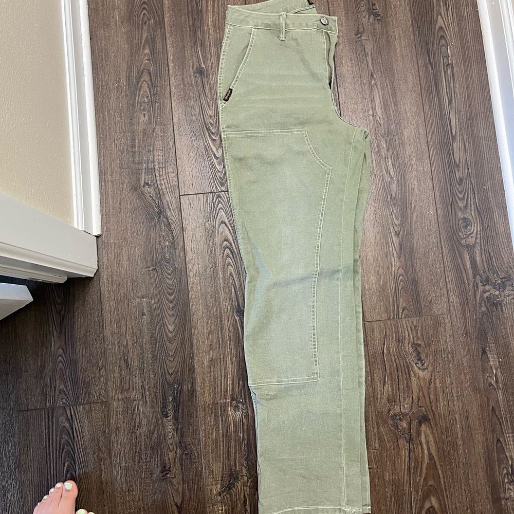 Olive Green Women's Jeans